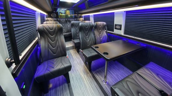 anaheim 18 passenger sprinter van interior
