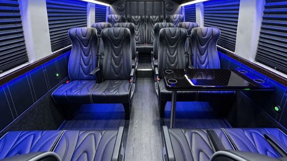 anaheim 20 passenger sprinter van interior
