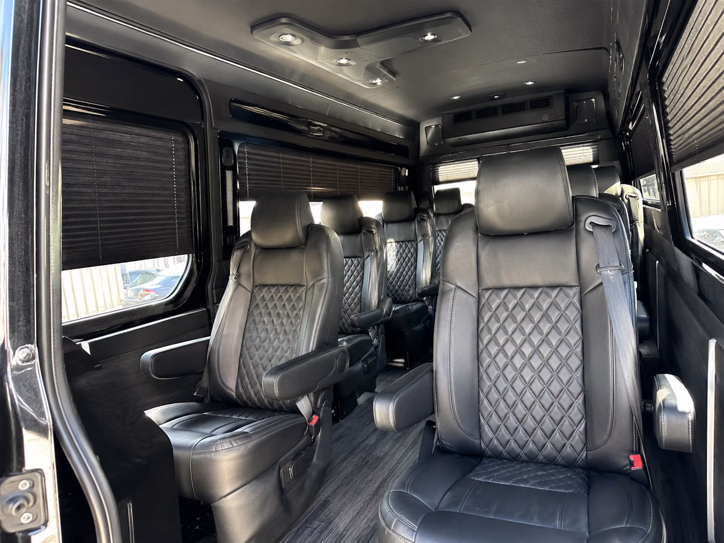 anaheim 20 passenger sprinter van inside