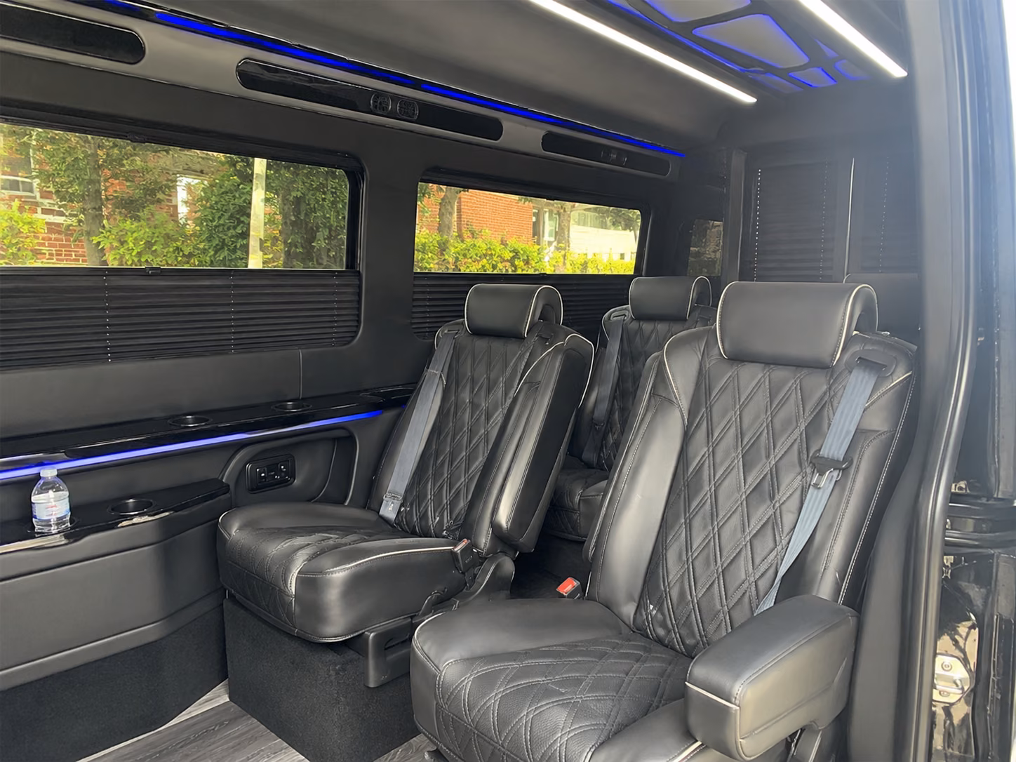 anaheim 8 passenger sprinter van inside