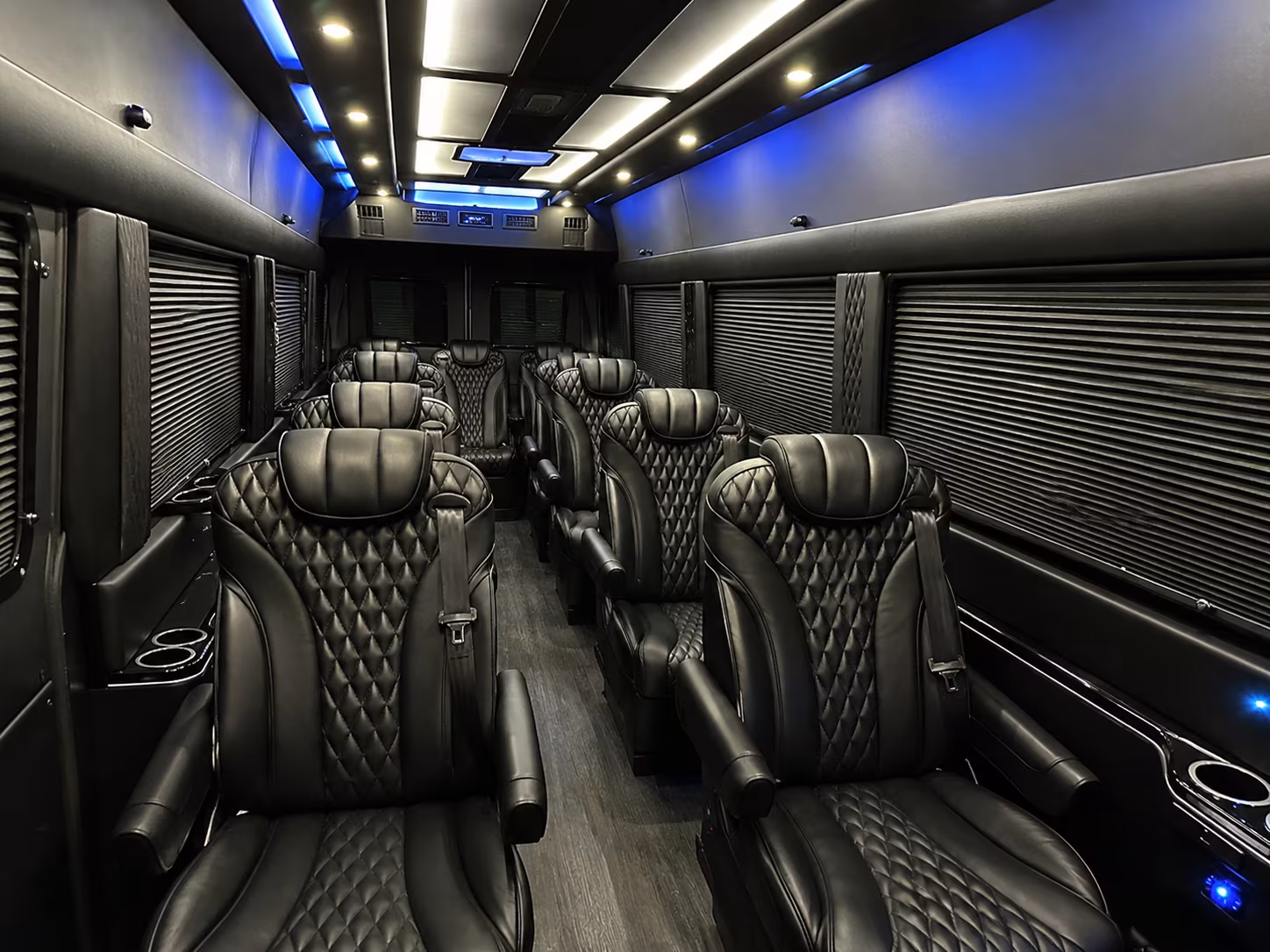 anaheim 8 passenger sprinter van interior