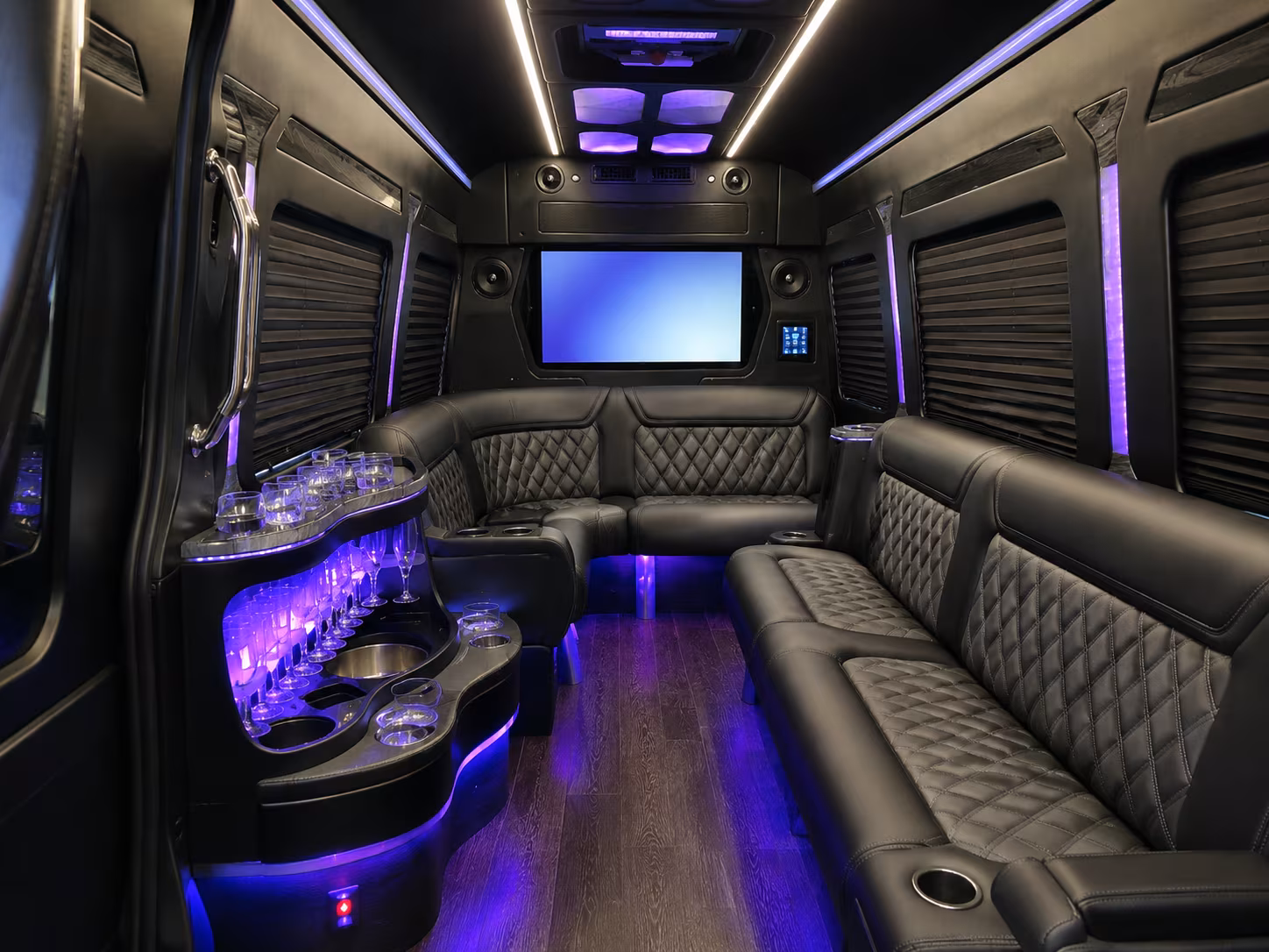 anaheim sprinter limousine interior
