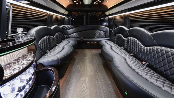 sprinter limousine inside anaheim